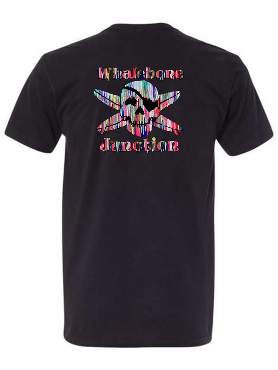 WHALEBONE LOGO Resin Drip Sueded Short Sleeve Tee