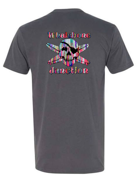 WHALEBONE LOGO Resin Drip Sueded Short Sleeve Tee