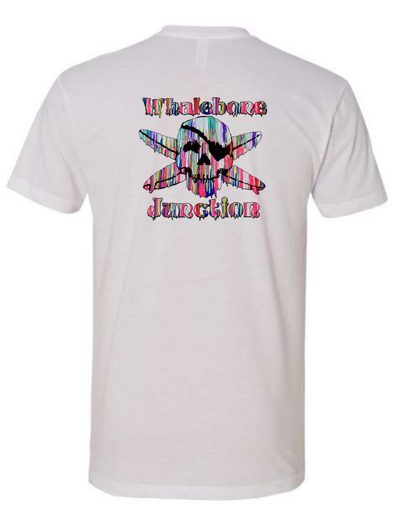 WHALEBONE LOGO Resin Drip Sueded Short Sleeve Tee
