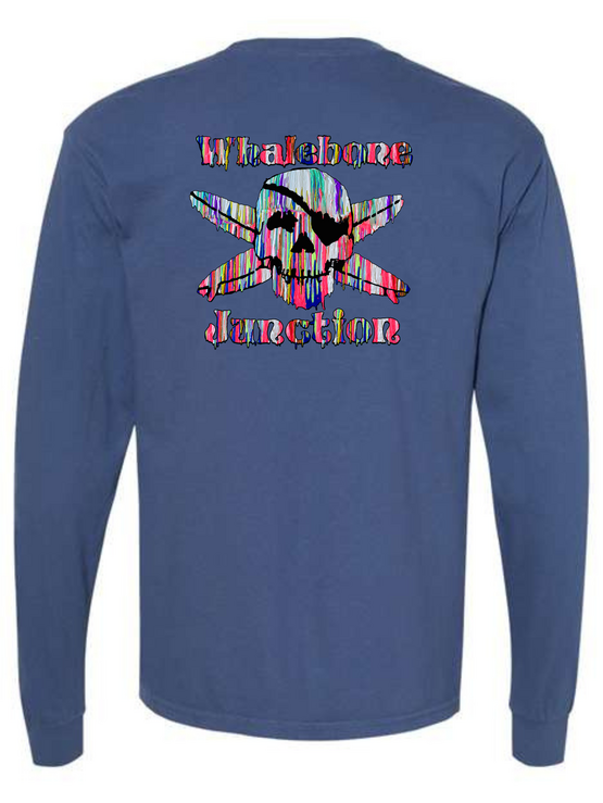 WHALEBONE LOGO Resin Drip Long Sleeve Tee