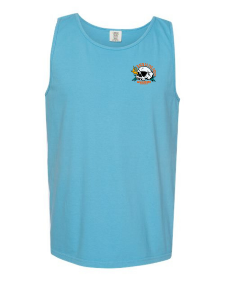WHALEBONE LOGO FLAME SKULL TANK