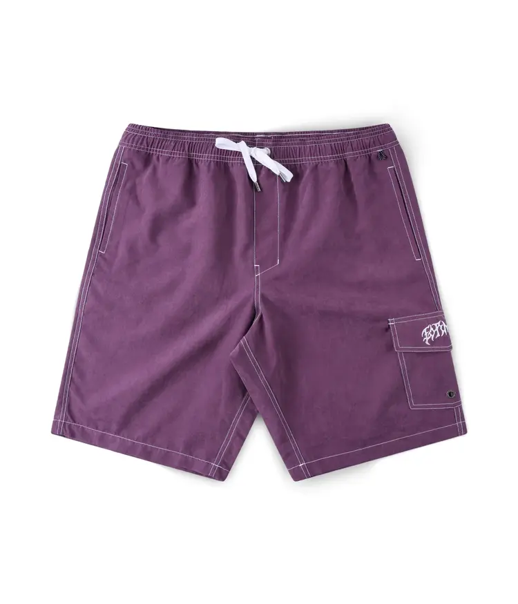 FORMER SWANS CARGO 21" SWIM TRUNK // WASHED PURPLE