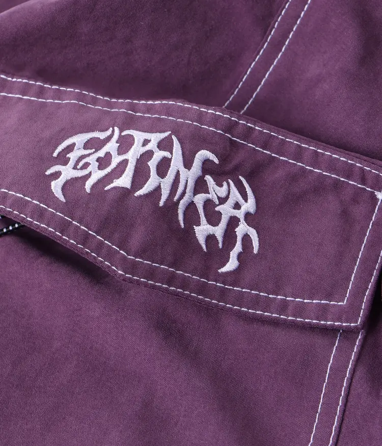 FORMER SWANS CARGO 21" SWIM TRUNK // WASHED PURPLE