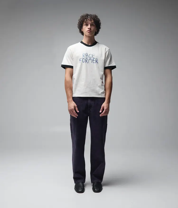 FORMER TIN RINGER SHRUNKEN T-SHIRT // BONE