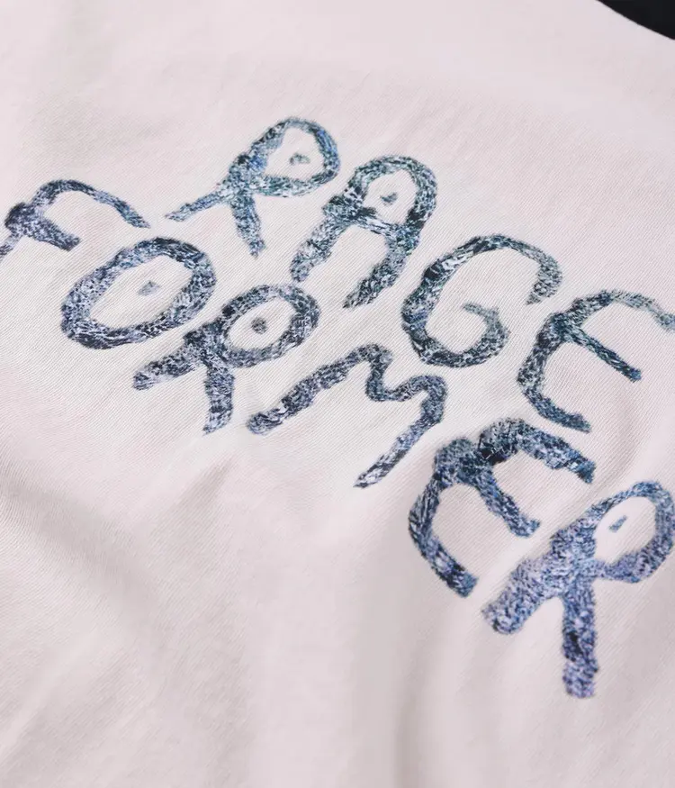 FORMER TIN RINGER SHRUNKEN T-SHIRT // BONE