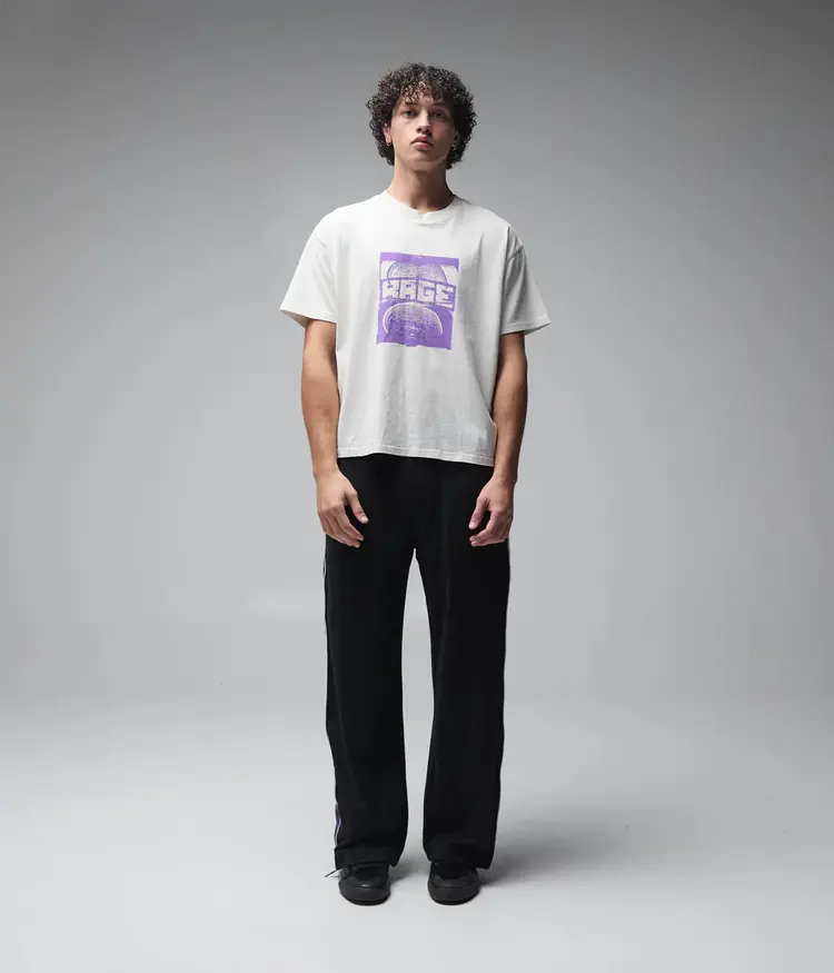 FORMER CORP BOXY T-SHIRT // BONE