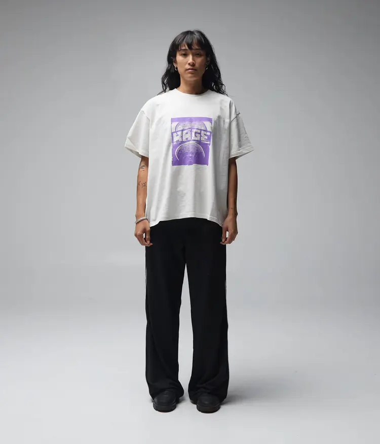 FORMER CORP BOXY T-SHIRT // BONE
