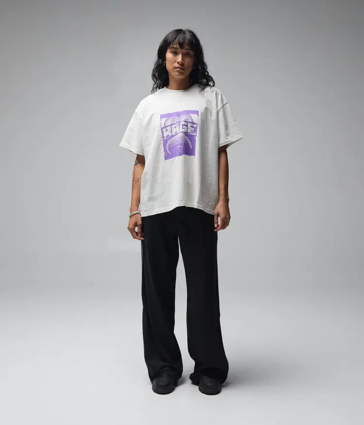 FORMER CORP BOXY T-SHIRT // BONE