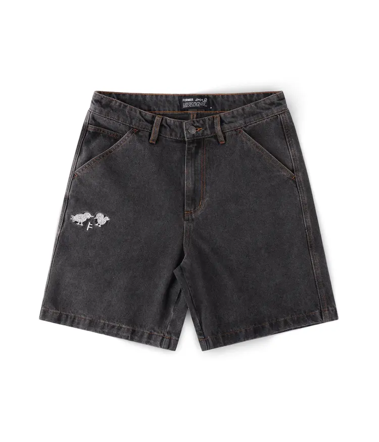 FORMER DxD REYNOLDS 21" DENIM WALKSHORT // WASHED BLACK