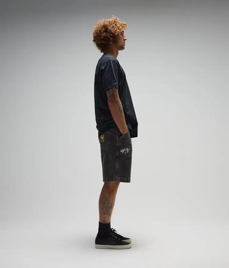 FORMER DxD REYNOLDS 21" DENIM WALKSHORT // WASHED BLACK