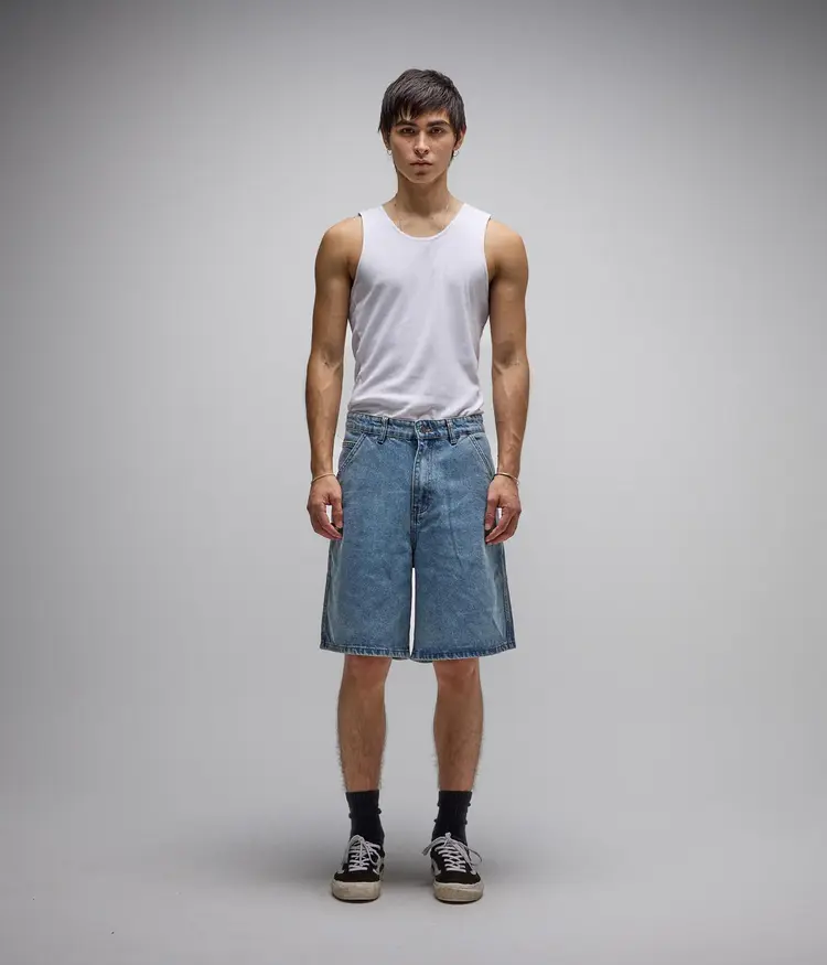 FORMER REYNOLDS 21" DENIM WALKSHORT // MID BLUE