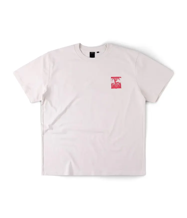 FORMER SLANT F CRUX T-SHIRT // BONE