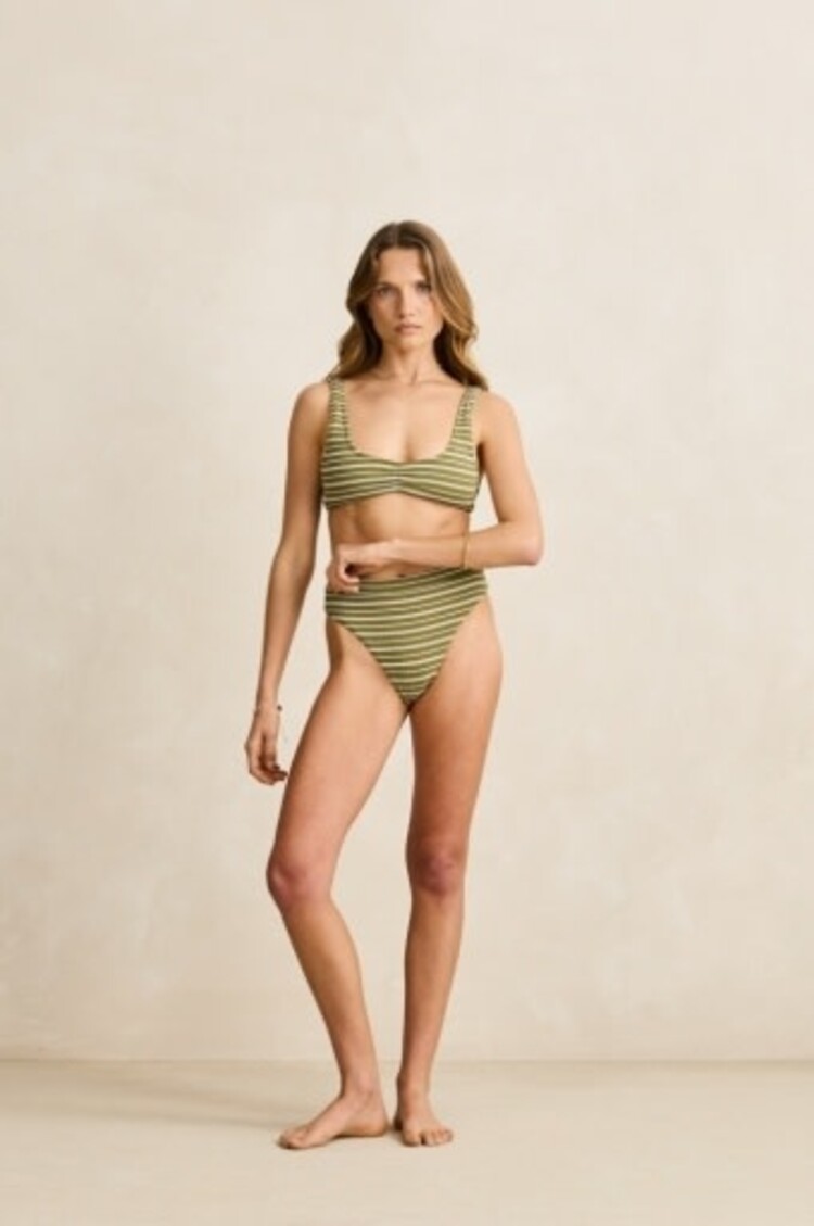 RHYTHM VISTA STRIPE BAND HIGH WAIST PANT