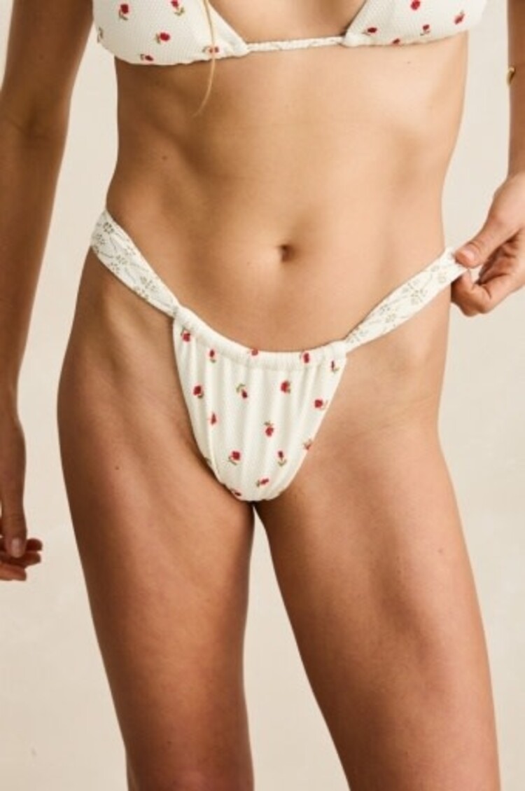 RHYTHM MILA SOFT SIDE ITSY PANT CREAM
