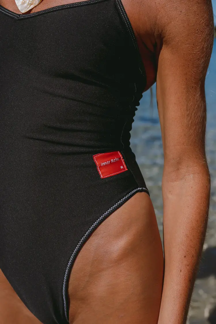 INNER RELM MERI ONE PIECE - BLACK