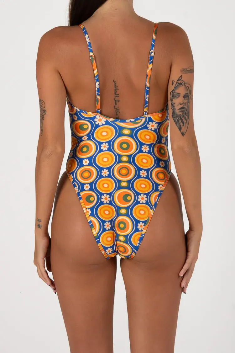 INNER RELM POOLSIDE ONE PIECE - LAVALAMP BLUE