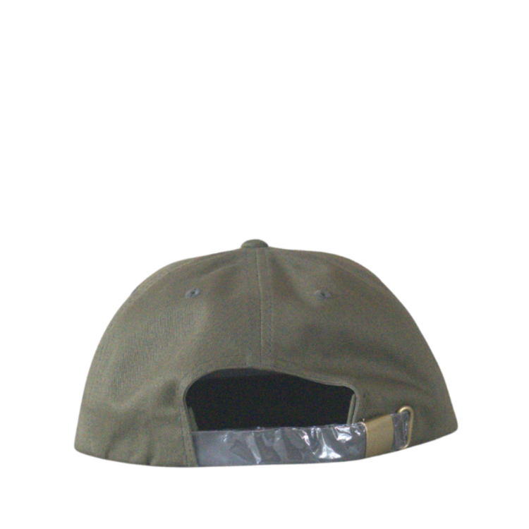 WHALEBONE LOGO 90's  GARAGE C55-PC UNSTRUCTURED LEATHER STRAPBACK - BUCK