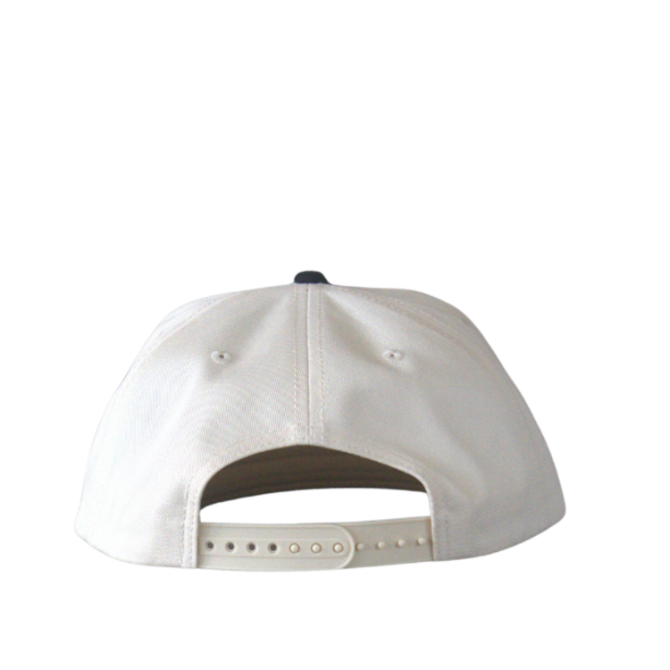 WHALEBONE LOGO 90's GARAGE C46-CT PINCH FRONT SNAPBACK - NATURAL/BLACK