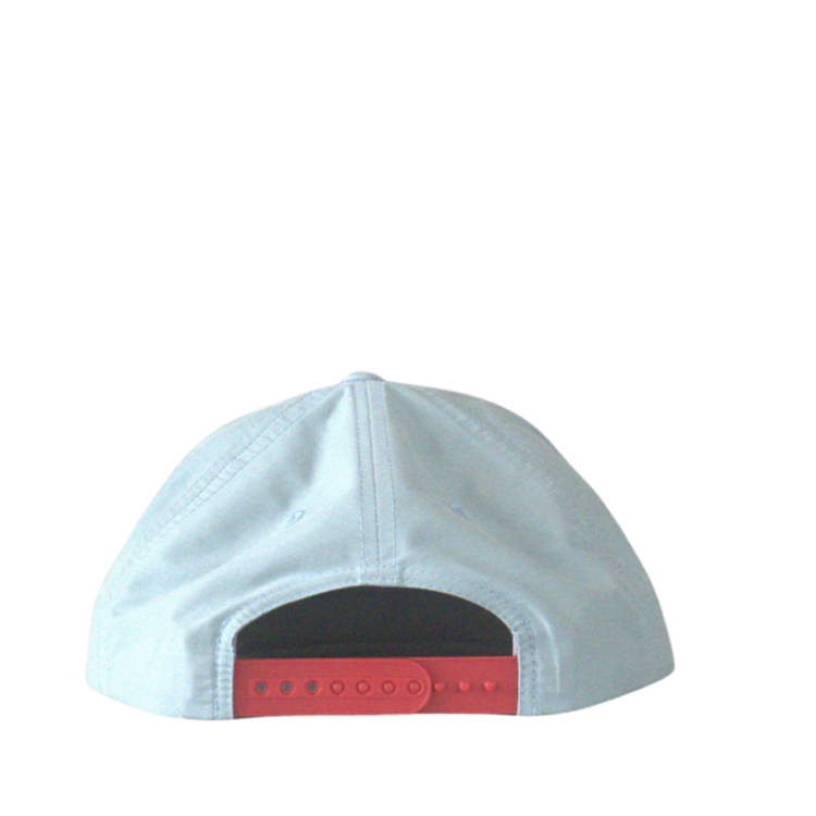 WHALEBONE LOGO 90'S GARAGE C55-N GRANDPA SNAPBACK - SEAFOAM/RED