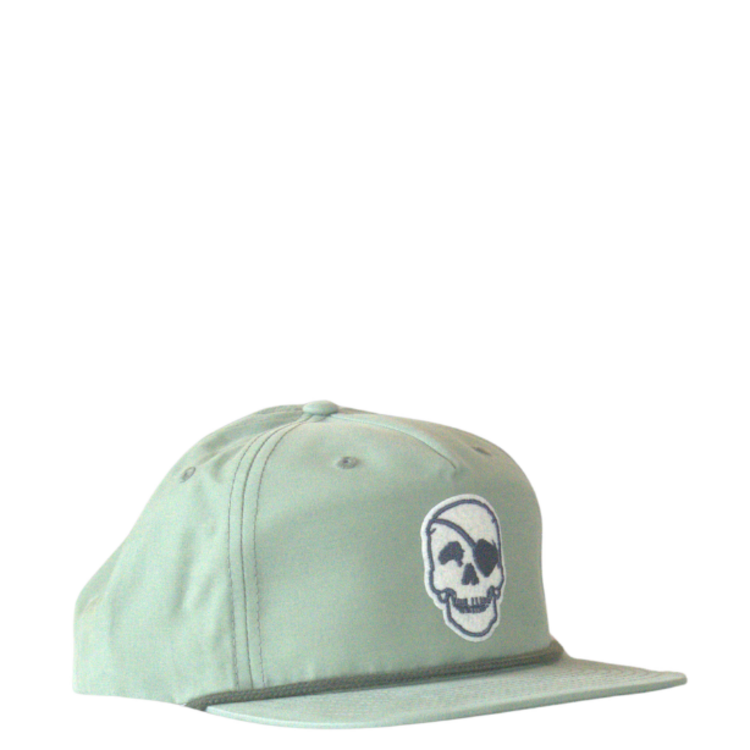 WHALEBONE LOGO 90's GARAGE C55-N GRANDPA SNAPBACK - SAGE/OLIVE