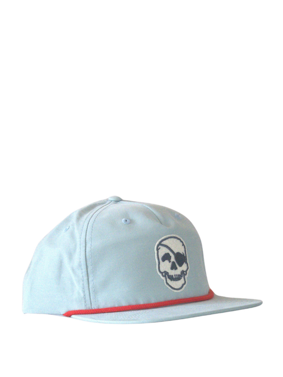 WHALEBONE LOGO 90's Garage Grandpa Snapback - Seafoam/Red