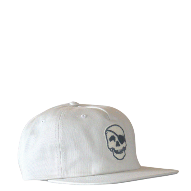 WHALEBONE LOGO 90's GARAGE C55-PC UNSTRUCTURED LEATHER STRAPBACK - BIRCH