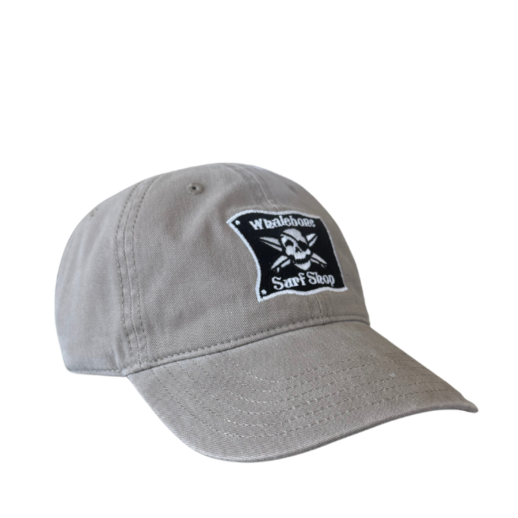 WHALEBONE LOGO OG EMBROIDERED RICHARDSON 326 GARMENT WASHED BRUSHED TWILL - SOLID DARK KHAKI