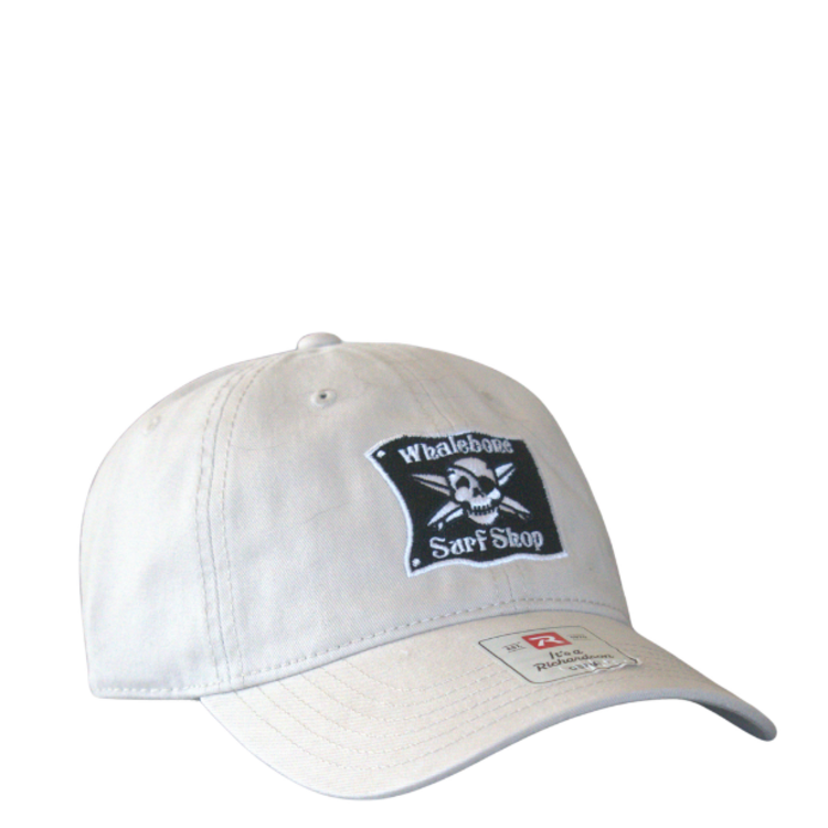 WHALEBONE LOGO OG EMBROIDERED RICHARDSON 326 GARMENT WASHED BRUSED TWILL - SOLID STONE