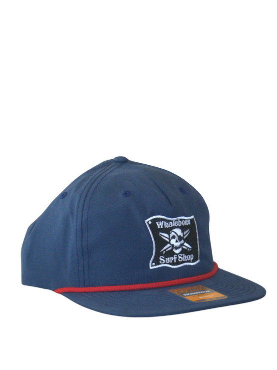 WHALEBONE LOGO OG Embroidered Umpqua - Navy/Red Rope