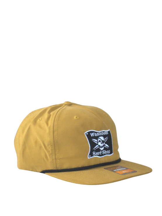 WHALEBONE LOGO OG Embroidered Umpqua - Biscuit/Black Rope
