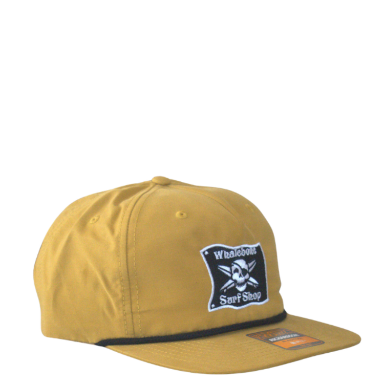 WHALEBONE LOGO OG EMBROIDERED RICHARDSON 256 UMPQUA - BISCUIT/BLACK ROPE