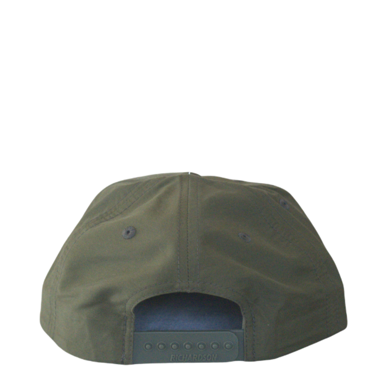 WHALEBONE LOGO OG EMBROIDERED RICHARDSON 256 UMPQUA - LODEN/GOLD ROPE