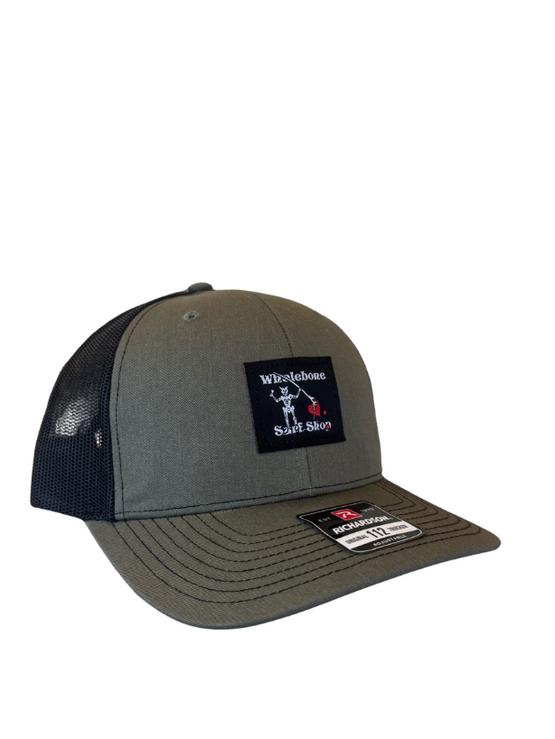 WHALEBONE LOGO Blackbeard Patch Trucker - Loden/Black