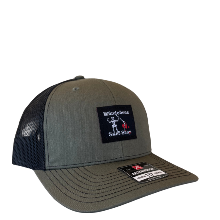 WHALEBONE LOGO BLACKBEARD PATCH RICHARDSON 112 LOD/BLK