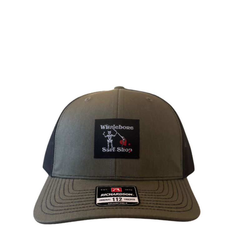WHALEBONE LOGO BLACKBEARD PATCH RICHARDSON 112 LOD/BLK