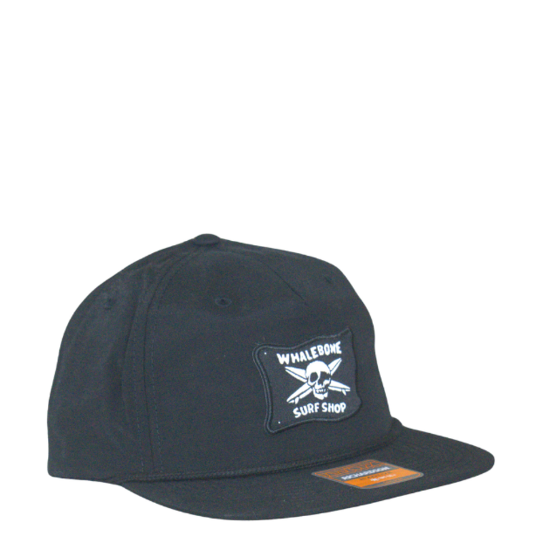 WHALEBONE LOGO WAYBACK PATCH 226 256 UMPQUA BLK/BLK ROPE