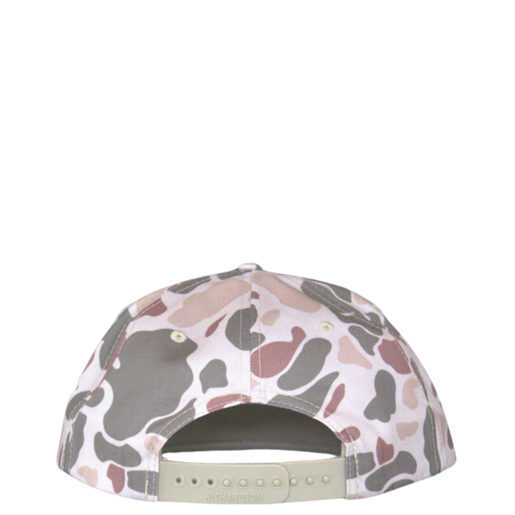 WHALEBONE LOGO WAYBACK PATCH RICHARDSON 256P UMPQUA GRAMPS CAP HARVEST DUCK LIGHT BROWN ROPE