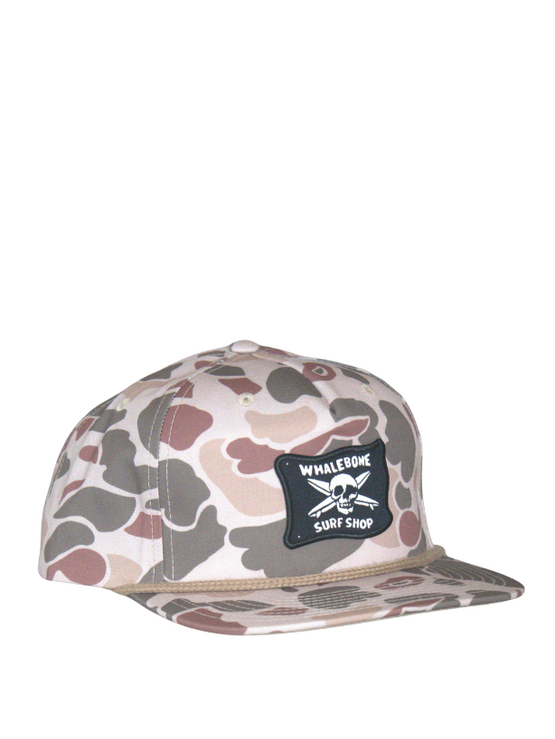 WHALEBONE LOGO Wayback Patch Umpqua Hat Harvest Duck/Light Brown Rope