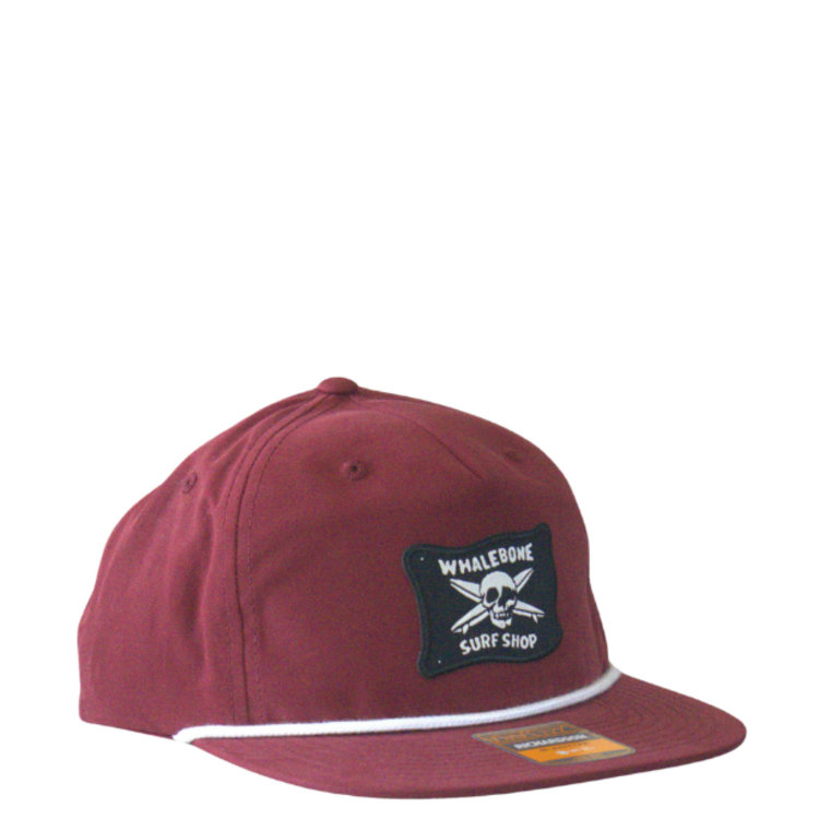 WHALEBONE LOGO WAYBACK PATCH RICHARDSON 256 UMPQUA CARDINAL/WHITE ROPE