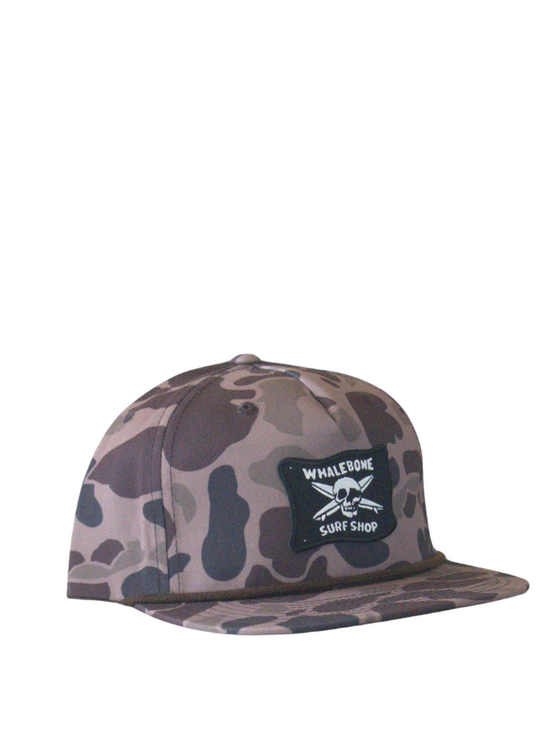 WHALEBONE LOGO Wayback Patch Umpqua Bark Duck Camo/Brown Rope