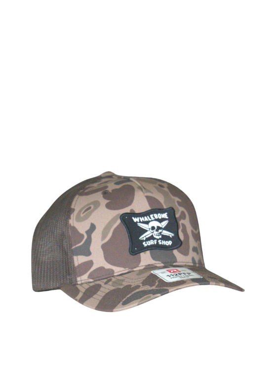 WHALEBONE LOGO Wayback Patch Trucker