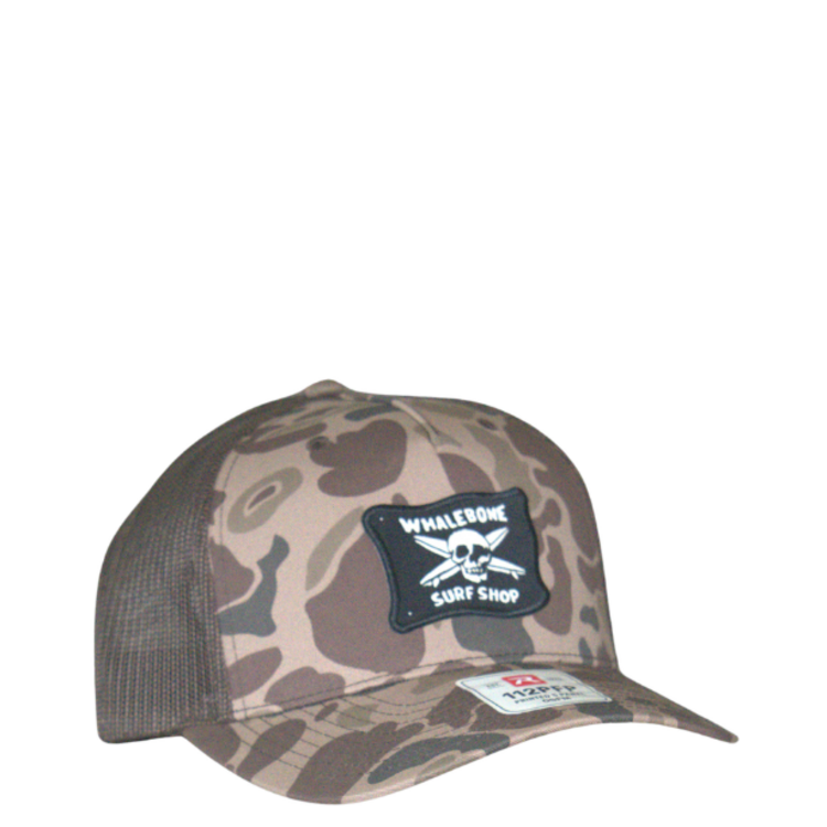 WHALEBONE LOGO WAYBACK PATCH RICHARDSON 112PFP DUCK CAMO/BROWN