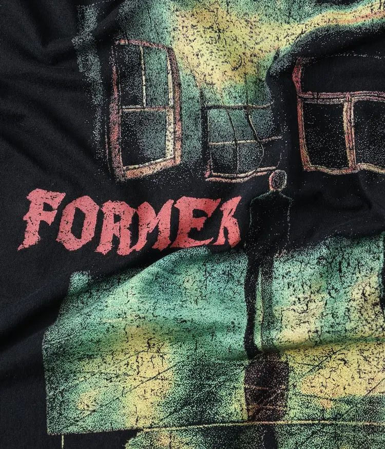 FORMER MIND GLASS T-SHIRT // BLACK
