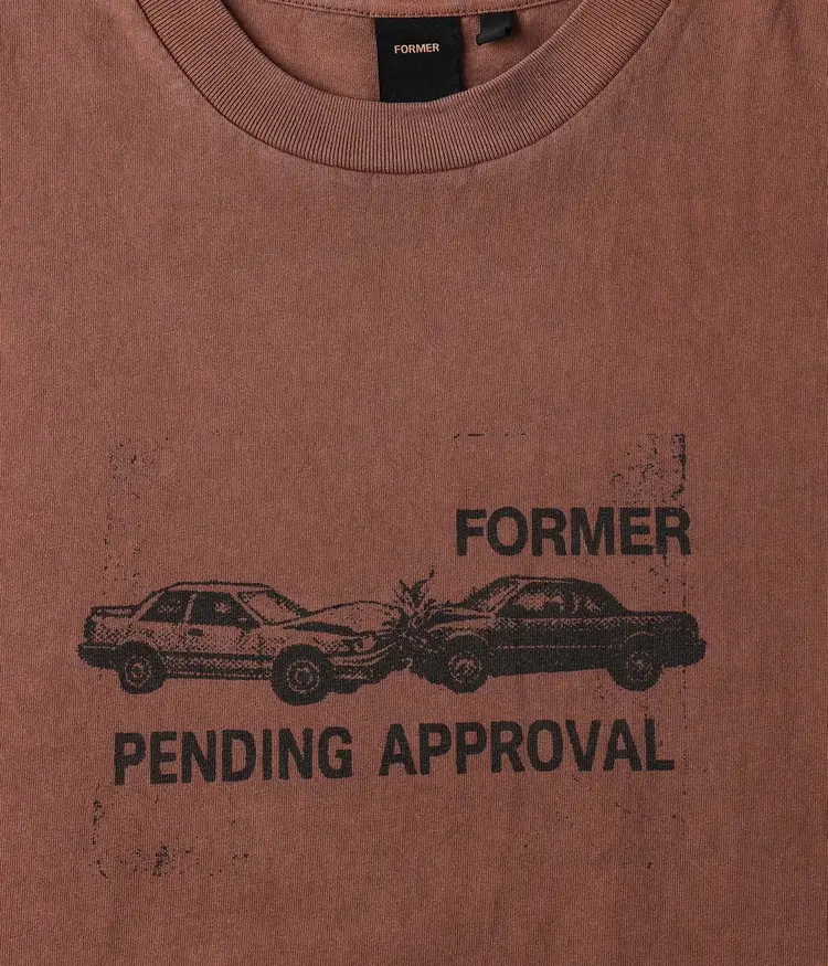 FORMER FORK IN THE ROAD T-SHIRT // WASHED BARK