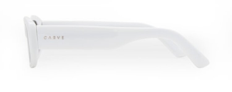 CARVE EYEWEAR LIZBETH - GLOSS WHITE WITH GRAY LENS