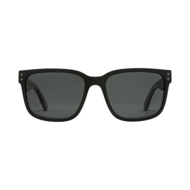 CARVE EYEWEAR RIVALS XL - MATTE BLACK WITH GRAY POLARIZED LENS