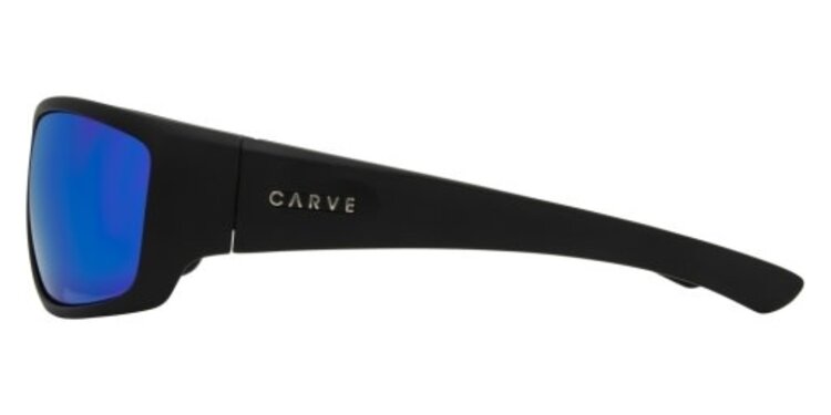 CARVE EYEWEAR CARVE 27840 MORAY MATT BLCK/GRY W/ BLUE IRID