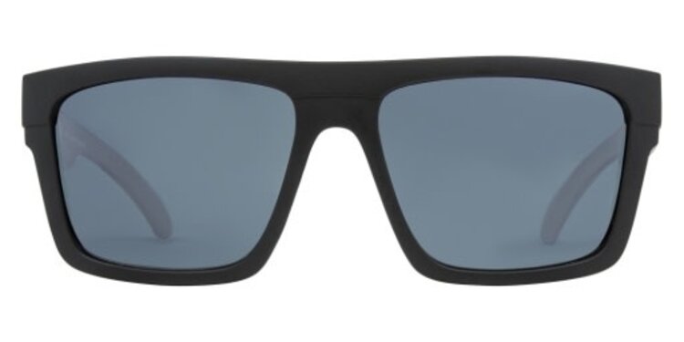 CARVE EYEWEAR VOLLEY - MATTE BLACK WITH SILVER IRIDIUM INJECTED POLARIZED LENS