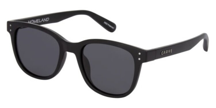 CARVE EYEWEAR CARVE 3453 HOMELAND MATT BLCK/GRY LENS POL
