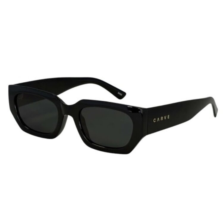 CARVE EYEWEAR  VINCA - GLOSS BLACK FRAME WITH GRAY LENS